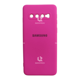[70.303-MO] Silicon Cover For Samsung S10, Pink