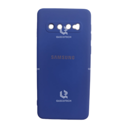 [71.303-MO] Silicon Cover For Samsung S10, Dark Blue