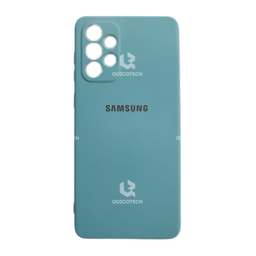 [77.303-MO] Silicon Cover For Samsung A73, Sky Blue