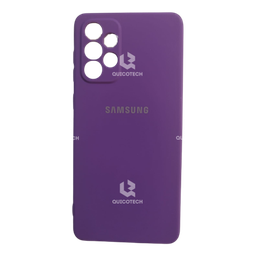 [79.303-MO] Silicon Cover For Samsung A73, Dark Purple