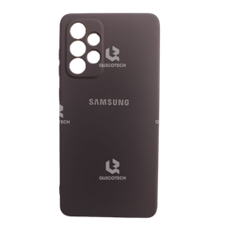 [80.303-MO] Silicon Cover For Samsung A73, Black