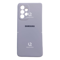 [90.303-MO] Silicon Cover For Samsung A53, White