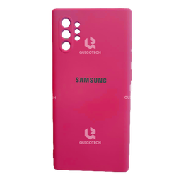 [103.303-MO] Silicon Cover For Samsung Note 10 Plus, Dark Pink