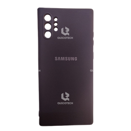 [120.303-MO] Silicon Cover For Samsung Note 10 Plus, Black