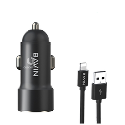 [MO] BAVIN Type C Car Charger 3.1, PC356, Black