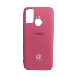 [163.303-MO] Silicon Cover For Tecno, Spark 7, Light Red