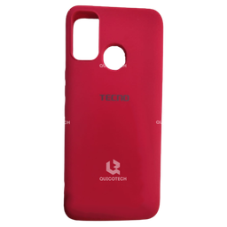 [165.303-MO] Silicon Cover For Tecno, Spark 7, Red