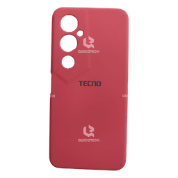 [182.303-MO] Silicon Cover For Tecno, Pova 4 Pro, Red