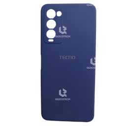 [191.303-MO] Silicon Cover For Tecno, Camon 18, Dark Blue
