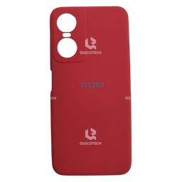 [201.303-MO] Silicon Cover For Tecno, Pop 6 Pro, Red