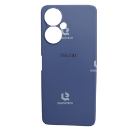[208.303-MO] Silicon Cover For Tecno, Camon 19 - 19 Pro, Dark Blue