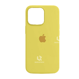 [1.5308-MO] Silicone Case For iPhone 13 Pro Max, Dark Yellow