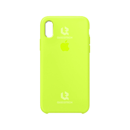 [17.5308-MO] Silicone Case For iPhone X/Xs, Dark Yellow