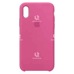 [21.5308-MO] Silicone Case For iPhone X/Xs, Dark Pink