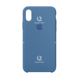 [35.5308-MO] Silicone Case For iPhone Xr, Steel Blue
