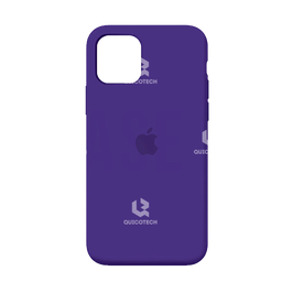 [48.5308-MO] Silicone Case For iPhone 11 Pro Max, Dark Purple
