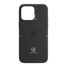 [17.6992-MO] Silicone Case For iPhone 14 Pro, Black