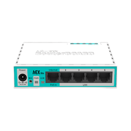 MIKROTIK ETHERNET ROUTER hEX LITE (RB750r2)