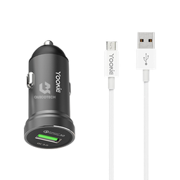[MO] YOOKIE Micro Car charger PC2, 3.0A,  Black