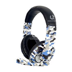 [6532-MO] Gaming Headphones J16 Camo Blue