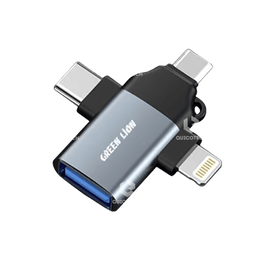 [MO] Green Lion OTG 3IN1 Lightning/Micro/Type C