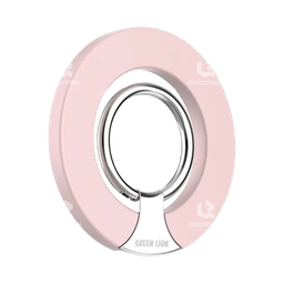 [MO] Green Lion Magnetic Ring Buckle, Pink