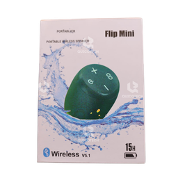 [7727 MO] Flip Mini Wireless Speaker, Green