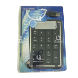 NUMERICAL KEYPAD FLEXIBLE BLACK