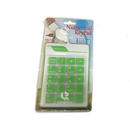 NUMERICAL KEYPAD FLEXIBLE GREEN