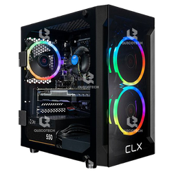 DARKFLASH Desktop, I5-10400F, 8GB RAM, 500GB NVME, 2GB VGA, 450W