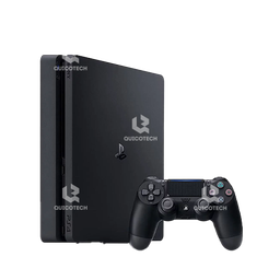 PS4 SLIM, 500GB WITH ORIGINAL CONTROLLER 1 YEAR WARRANTY
