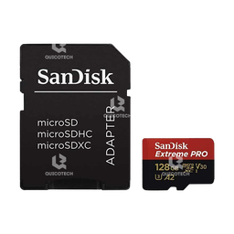 SanDisk EXTREME PRO UHS-I Card With Adapter, 128GB