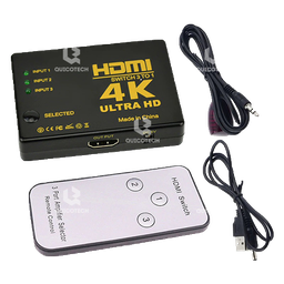 SWITCH HDMI 3 PORT WITH REMOTE (SY-301)