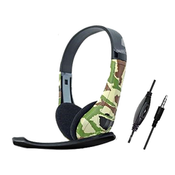 [6535-MO] Headset stereo BK-18, Army green