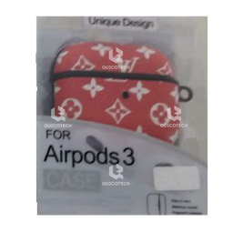 [3.6887-MO] Case For Airpod 3 Channel Design, Red