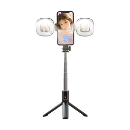 [6898-MO] Tripod Led Foldable Selfie Stick P40S-F